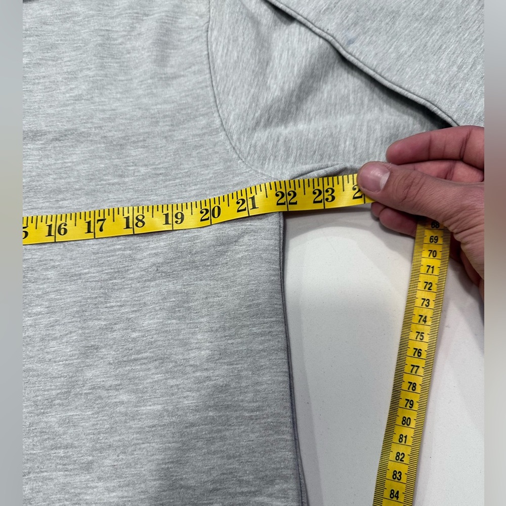Independent trading company Oversized basic gray hooded sweatshirt - Picture 5 of 6
